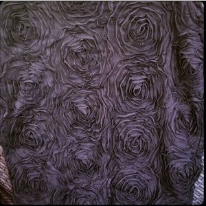 Beautiful fabric rose miniskirt